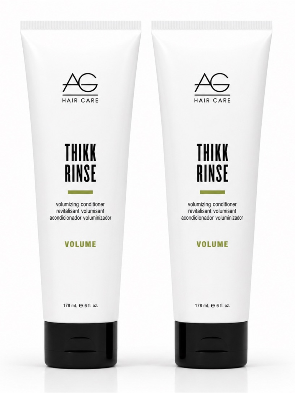 AG Hair Care Thikk Rinse Volumizing Conditioner 6 fl oz Lot of 2